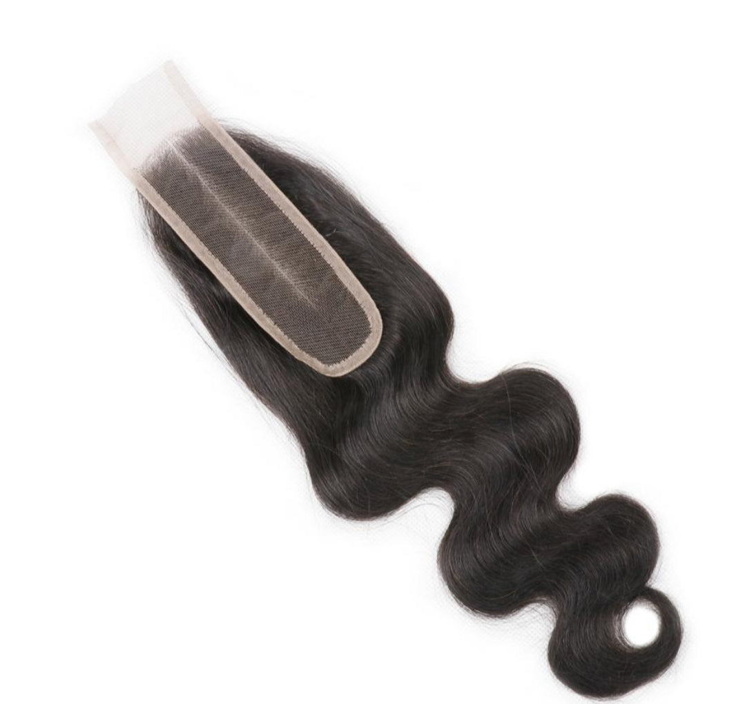 2×6 TRANSPARENT BODY WAVE CLOSURE